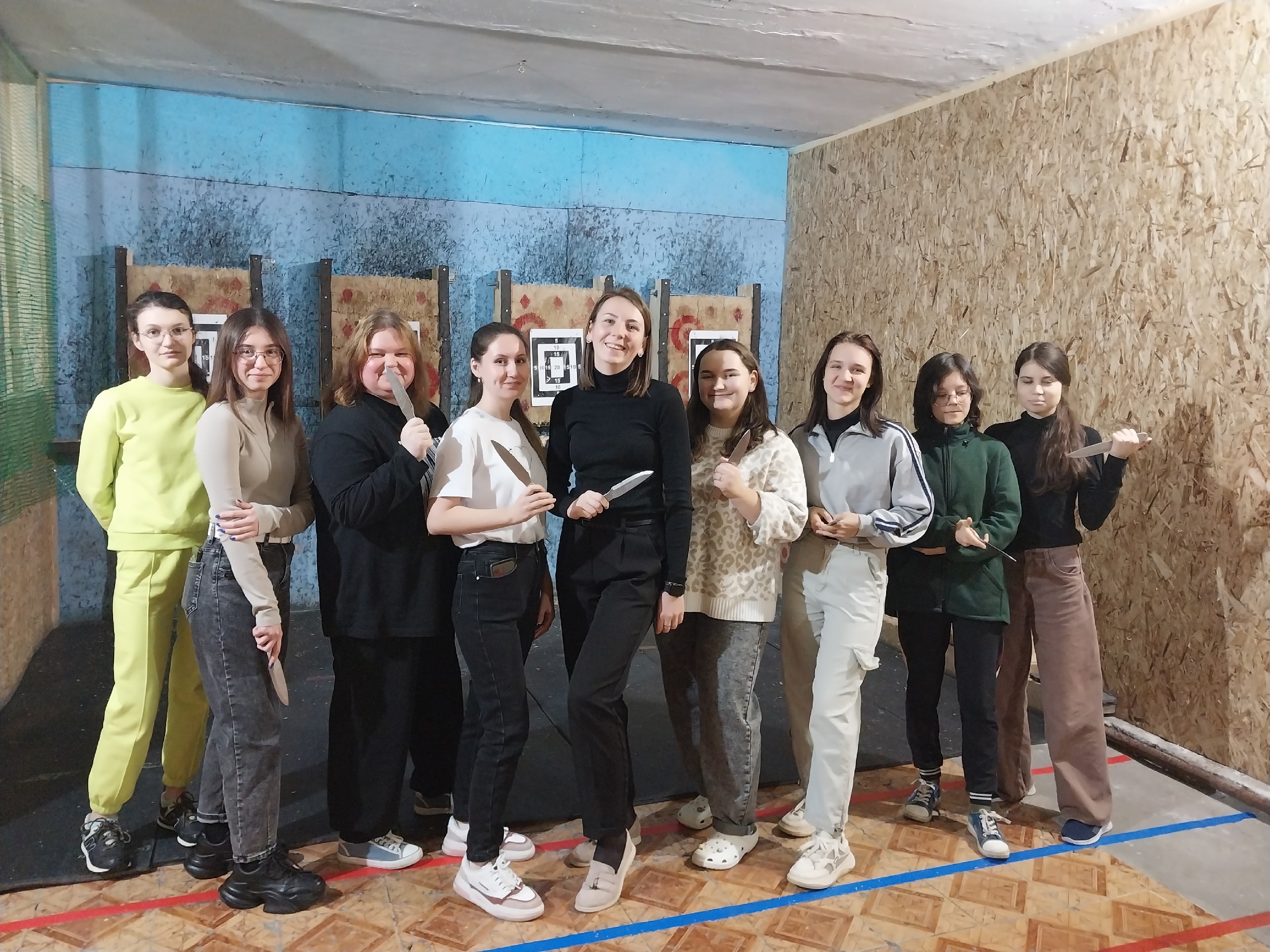 Посетили матер-класс по спортивному метанию